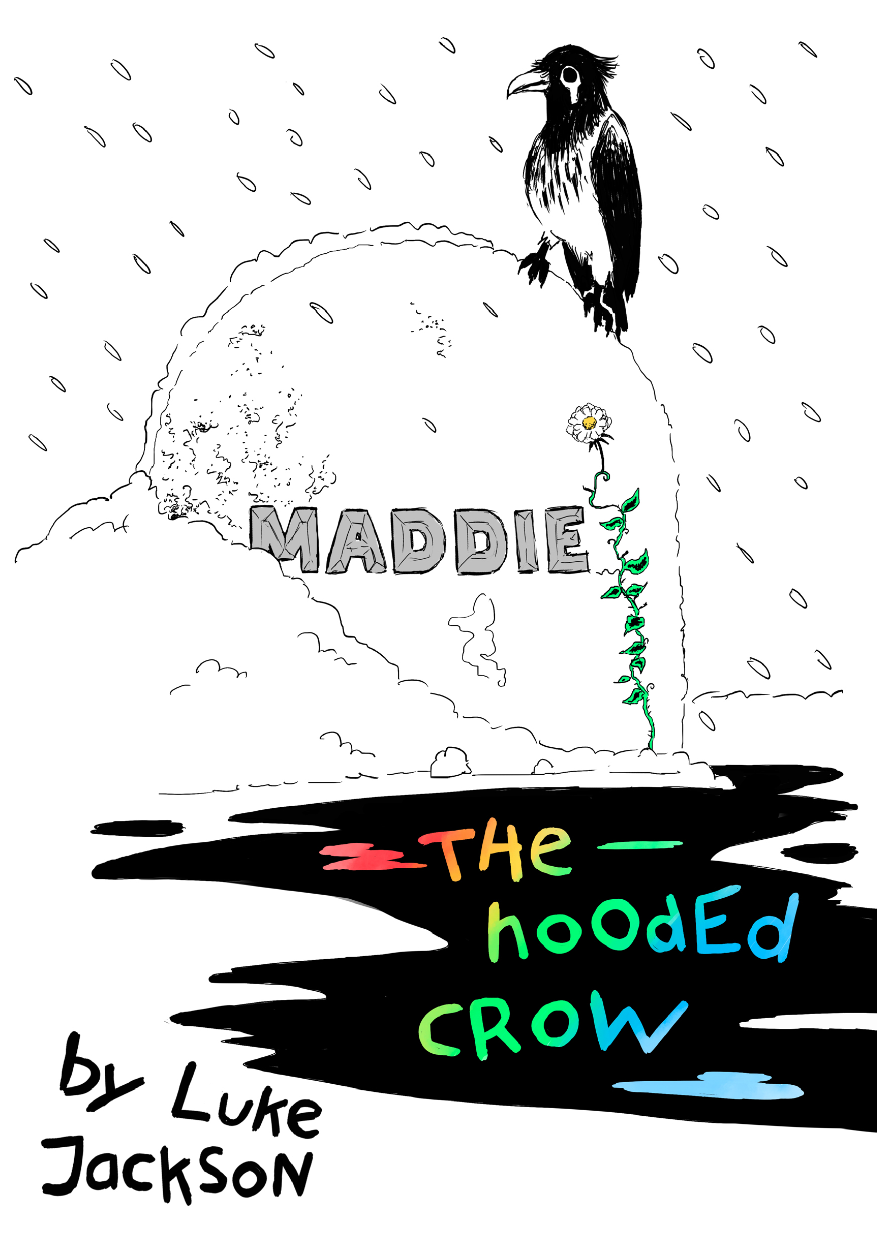 maddie the hooded crow zine cover